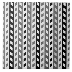 Geometrisches Design, grau, schwarz, weiß, Fliese