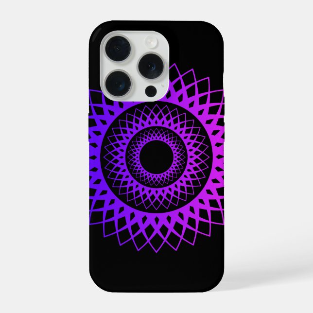 Geometrisches Design-Handyhülle iPhone Hülle (Rückseite)