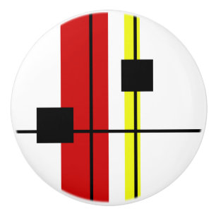 Geometrisches Design Keramikknauf