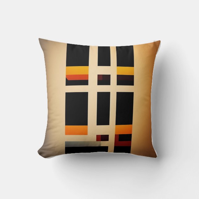 Geometrisches Design Kissen (Vorderseite)