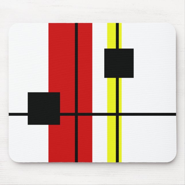 Geometrisches Design Mousepad (Vorne)