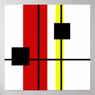 Geometrisches Design Poster