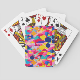 Geometrisches Design Spielkarten