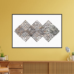 Geometrisches Design Sprechende Canyons, New Mexic Leinwanddruck