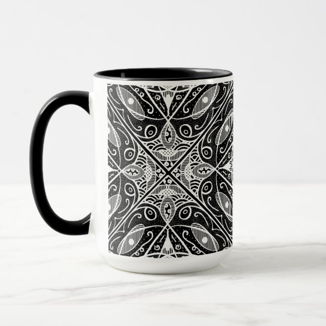 Geometrisches Design Tasse (Links)
