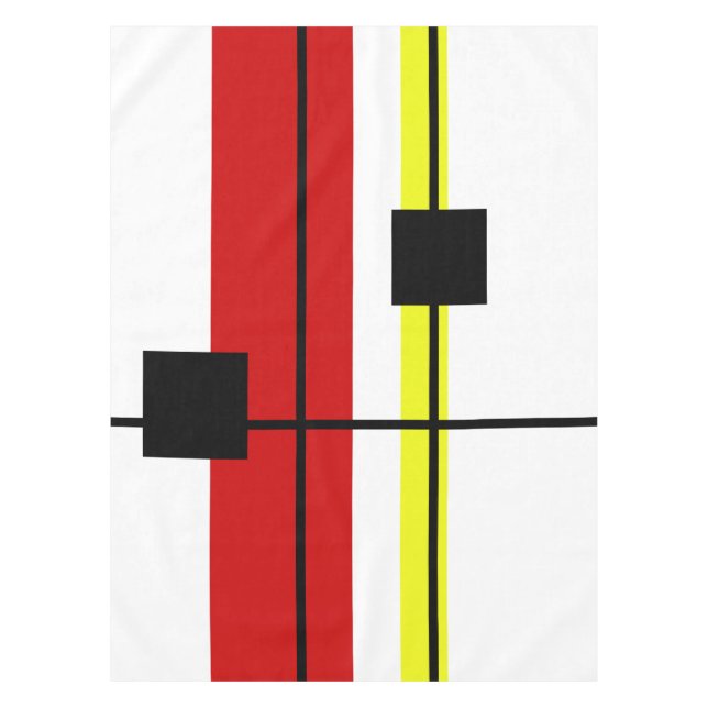 Geometrisches Design Tischdecke (Vorderseite)