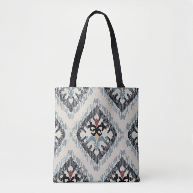 Geometrisches Diamant Muster Tote Bag - Multicolor (Vorderseite)