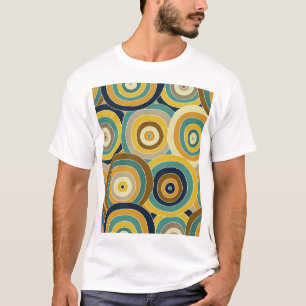 Geometrisches Doodle: Lebhafter nahtloser Hintergr T-Shirt