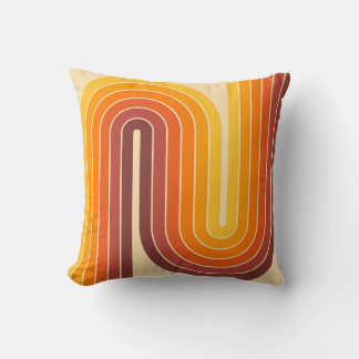 Geometrisches Doppelbogen-Design Kissen