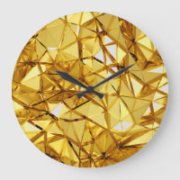 Geometrisches dreidimensionales Gold