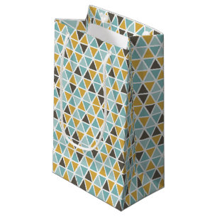 Geometrisches Dreieck-Muster Kleine Geschenktüte