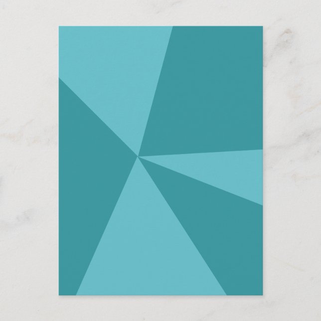 Geometrisches Dreieck Postkarte (Vorderseite)