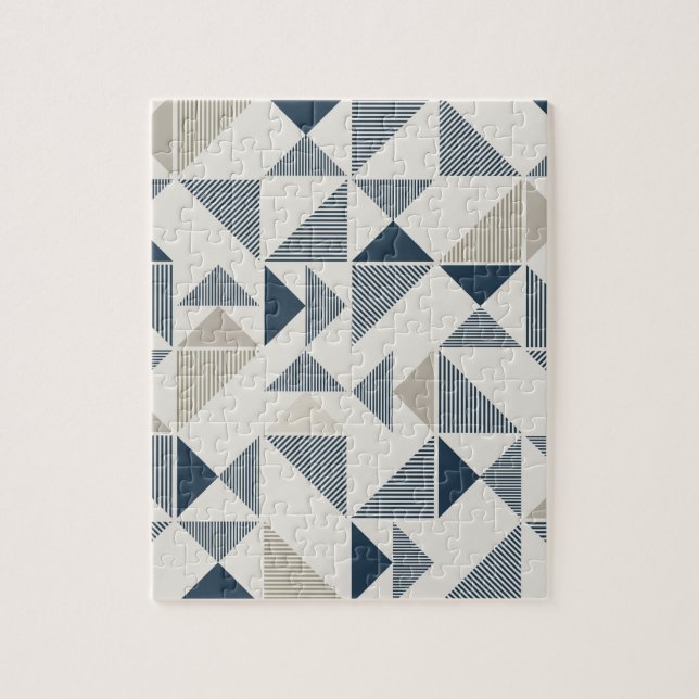 Geometrisches Dreieck Puzzle (Vertikal)