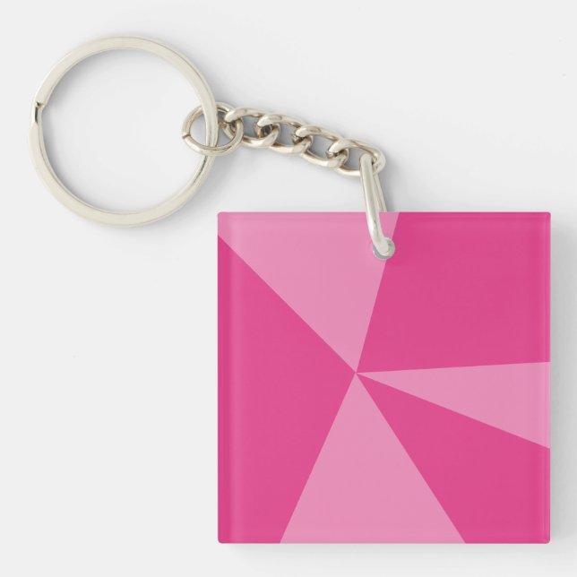 Geometrisches Dreieck Schlüsselanhänger (Vorderseite)