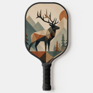 Geometrisches Elch-Pickleball-Paddel Pickleball Schläger