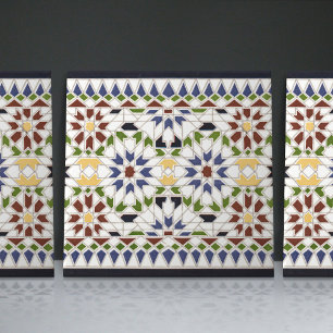 Geometrisches florales marokkanisches Fliesen-Home Fliese