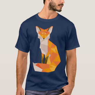 Geometrisches Fo Retro T-Shirt