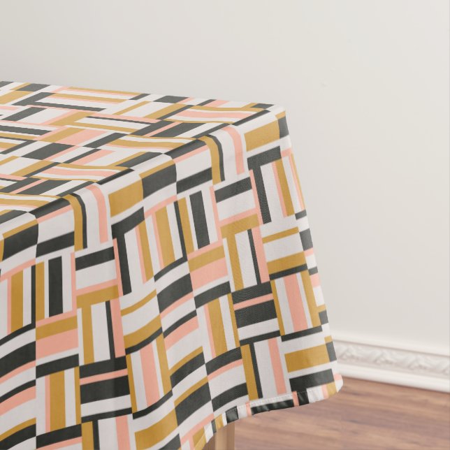 Geometrisches Formmuster Tischdecke (Beispiel)