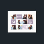 Geometrisches Foto Abschluss personalisierte Gesch Leinwanddruck<br><div class="desc">Geometrisches Foto Abschluss personalisierte Geschenk. Die Farbe kann geändert werden. Teil einer Sammlung.</div>