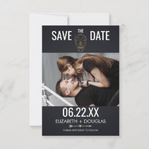 Geometrisches Foto Save The Date