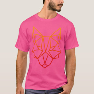 Geometrisches Fox T-Shirt