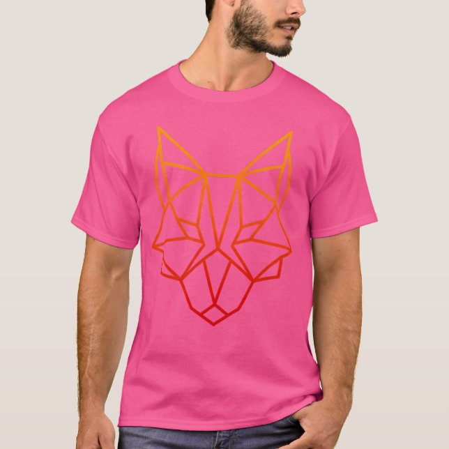 Geometrisches Fox T-Shirt (Vorderseite)