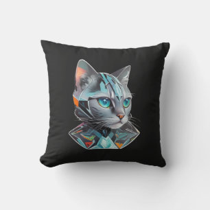 Geometrisches Futuristisches Katalogdesign Kissen