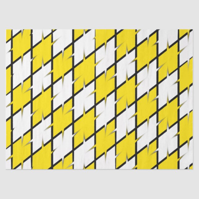 Geometrisches Gewebepapier Seidenpapier (Vorderseite)