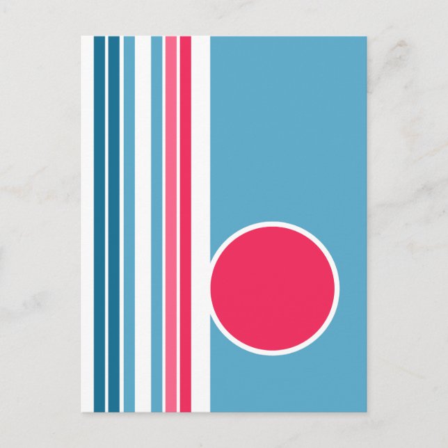 Geometrisches Gleichgewicht 3 Postkarte (Vorderseite)