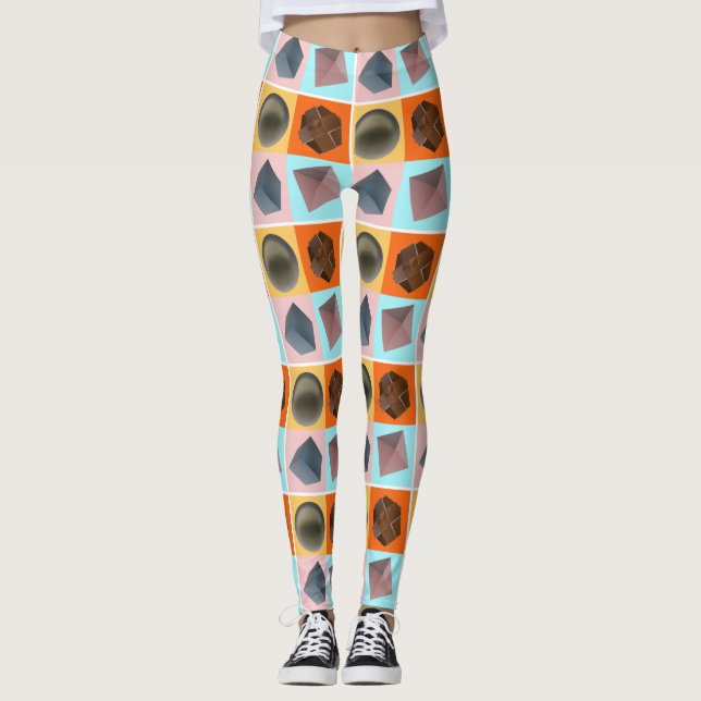 Geometrisches Gleichgewicht -  Leggings (Vorderseite)