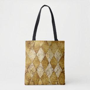 Geometrisches Gold: Retro-Muster-Eleganz.