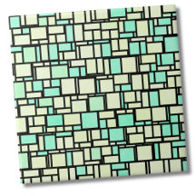 Geometrisches grünes Gelbmuster