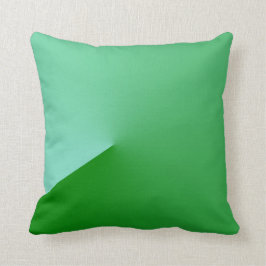 Geometrisches grünes Kissen