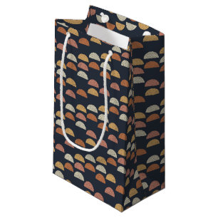 Geometrisches halb Kreis-Muster Kleine Geschenktüte