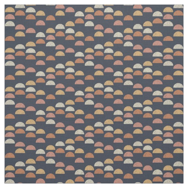 Geometrisches halb Kreis-Muster Stoff (Muster)