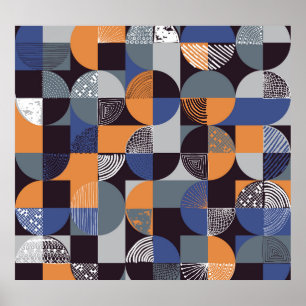 Geometrisches Handgezeichnet: Kreative Nahtlose Do Poster