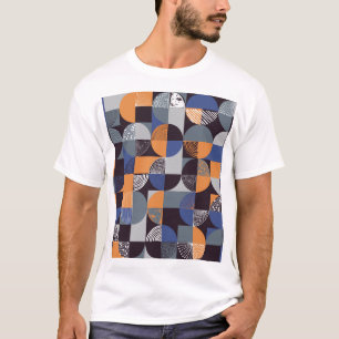 Geometrisches Handgezeichnet: Kreative Nahtlose Do T-Shirt