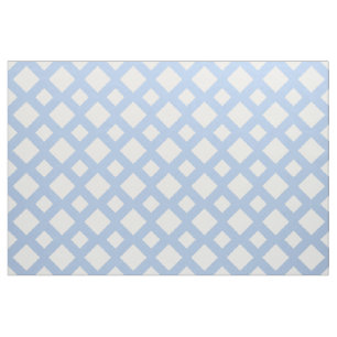 Geometrisches hellblaues Gitter mit weißen Stoff