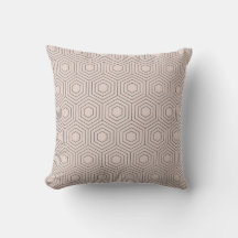 Geometrisches Hexagon-Muster | Grau