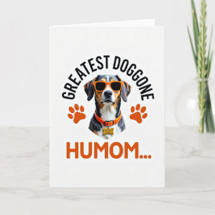 Geometrisches Hund Humom Karte