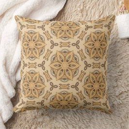 Geometrisches Jugendstil-Muster Kissen