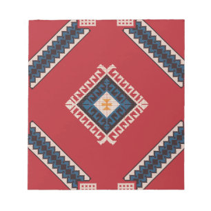 Geometrisches, klassisches niedlich-trendy bunt notizblock