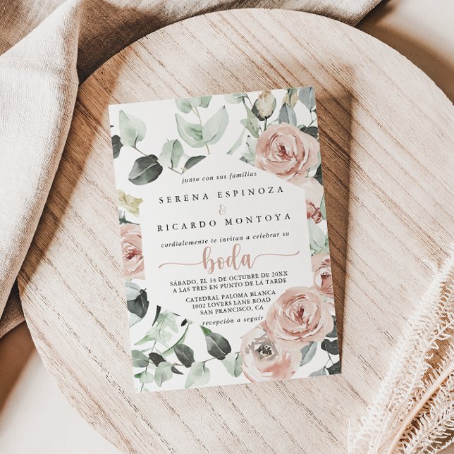 Geometrisches klassisches rosa rosa Rosenbläschen Einladung (Von Creator hochgeladen)