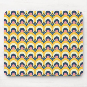 Geometrisches Kreis-Muster Mousepad