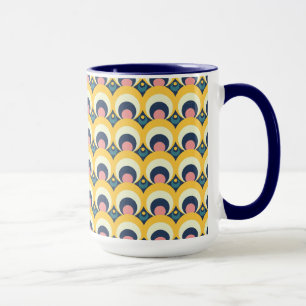 Geometrisches Kreis-Muster Tasse