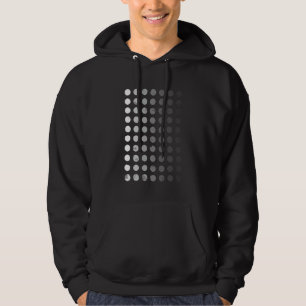 Geometrisches kreisförmiges, durchsichtiges geomet hoodie