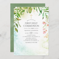 Geometrisches Kristallgrün Heilige Kommunion