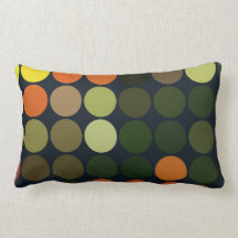 Geometrisches Kunst-Gelb, Orange, grüne Kreise