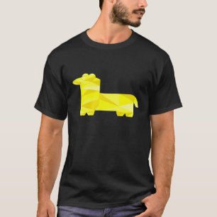 Geometrisches Lama Cool Polygon Origami Tierliebha T-Shirt