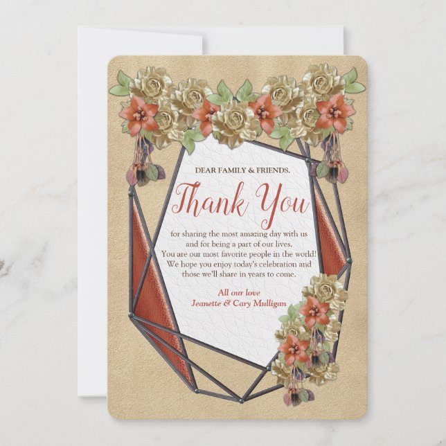 Geometrisches Leder & Wildleder Textur Kunst Viele Einladung (Vorderseite)